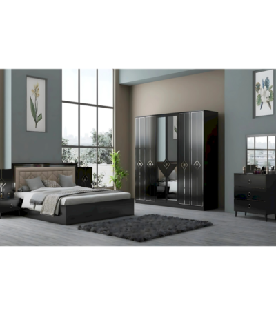 chambre-a-coucher-florida-complete-lit-avec-rangement-160x200-commode-avec-miroir-armoire-table-de-nuit-turquie-famiadeco-casablanca-maroc
