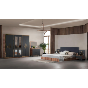 chambre-a-coucher-maria-noir-complete-lit-avec-rangement-160x200-armoire-commode-avec-miroir-tables-de-nuit-turquie-famiadeco-casablanca-maroc