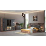 chambre-a-coucher-meric-noir-complete-lit-avec-rangement-160x200-armoire-commode-avec-miroir-tables-de-nuit-turquie-famiadeco-casablanca-maroc