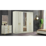 commode-avec-miroir-et-armoire-de-rangement-pirlanta-chambre-a-coucher-moderne-160x200-turquie-famiadeco-casablanca-maroc