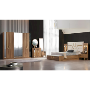 chambre-a-coucher-sevilla-complete-lit-avec-rangement-160x200-armoire-commode-avec-miroir-tables-de-nuit-turquie-famiadeco-casablanca-maroc