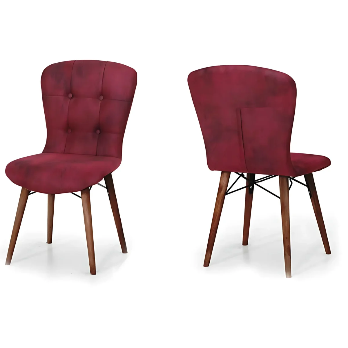 lot-6-chaises-salle-a-manger-confort-dossier-ergonomique-assise-rembourree-pieds-metal-piro-famiadeco-casablanca-maroc