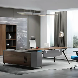 bureaux-de-direction-delta-noyer-gris-bureau-direction-moderne-meubles-et-decoration-casablanca-famiadeco-casablanca-maroc