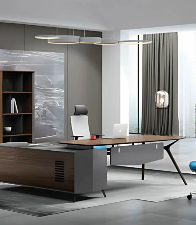 bureaux-de-direction-delta-210x180-noyer-gris-bureau-direction-moderne-meubles-et-decoration-casablanca-famiadeco-casablanca-maroc