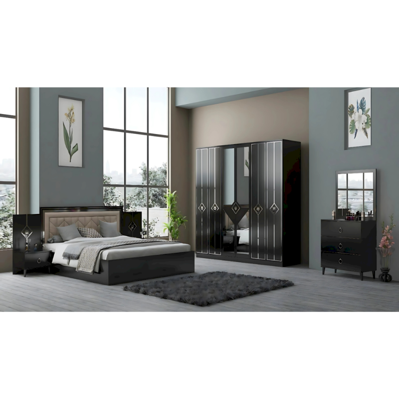 chambre-a-coucher-florida-complete-lit-avec-rangement-160x200-commode-avec-miroir-armoire-table-de-nuit-turquie-famiadeco-casablanca-maroc