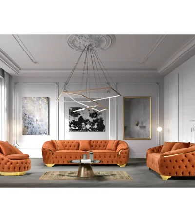 salon-ankara-3-2-1-canape-velours-orange-capitonne-maison-meubles-promotion-livraison-gratuite-famiadeco-casablanca-maroc